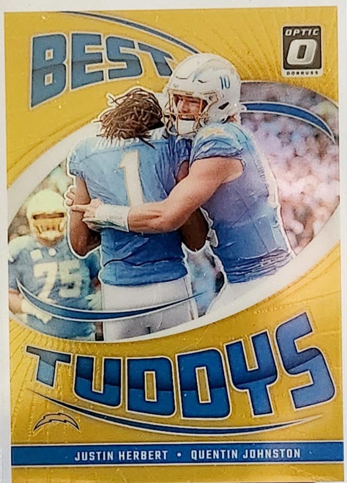 Justin Herbert / Quentin Johnston [Gold] #12