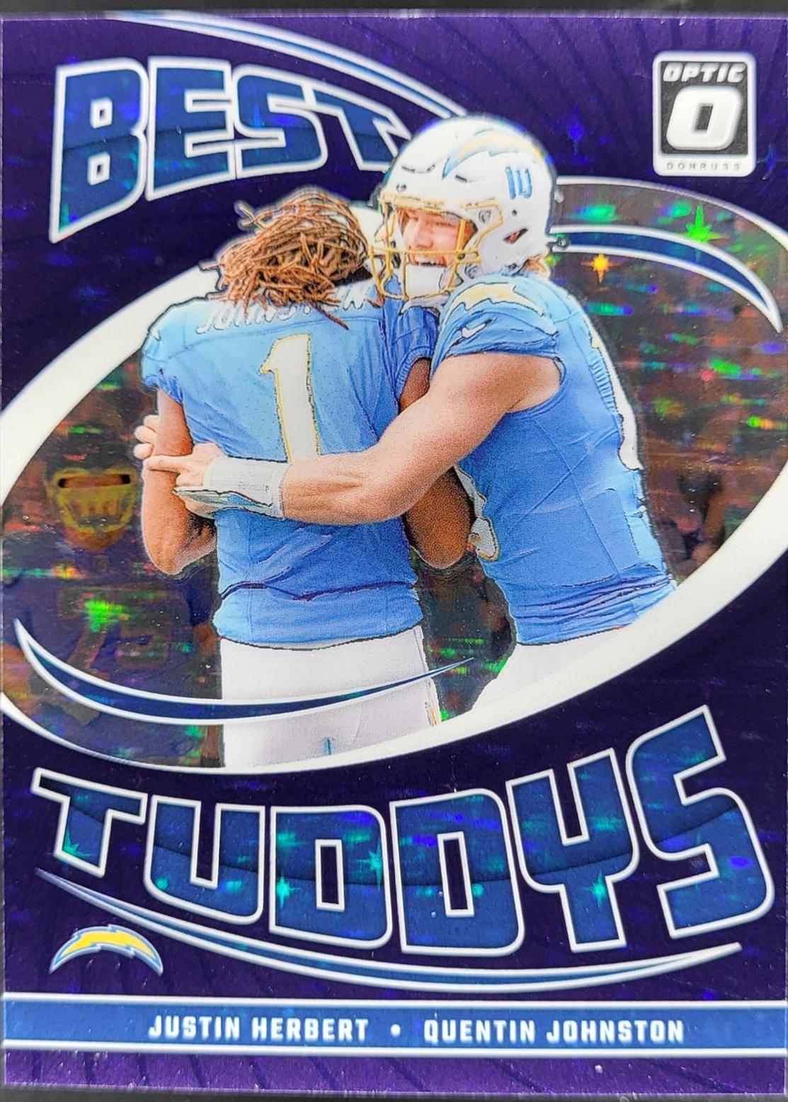 Justin Herbert / Quentin Johnston [Purple Stars] #12