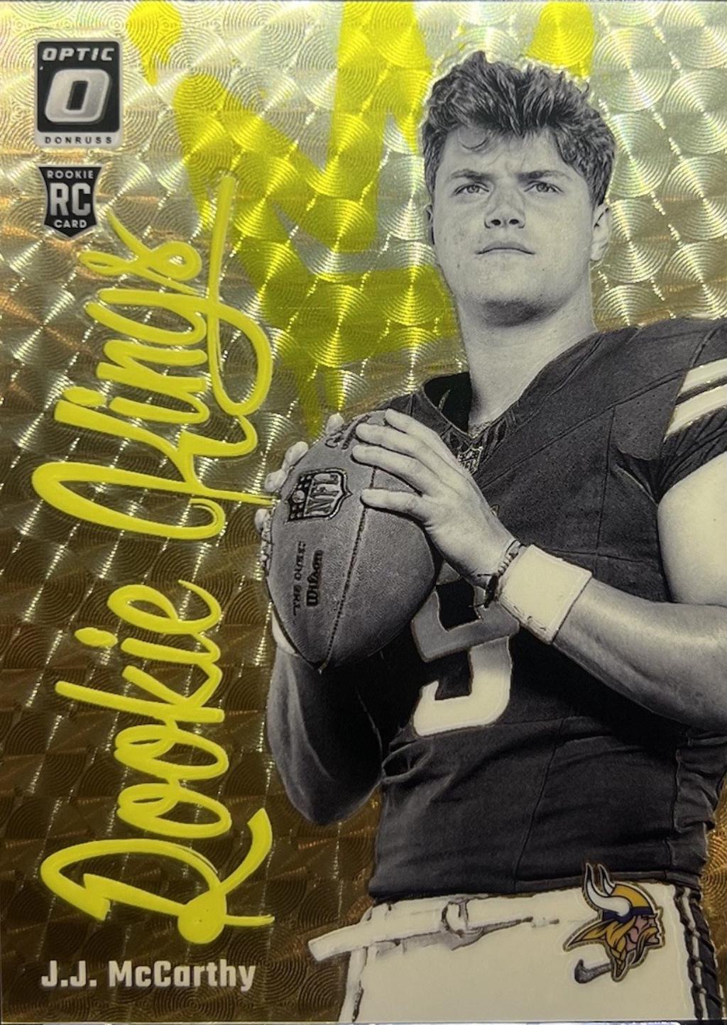 J.J. McCarthy [Gold Vinyl] #19