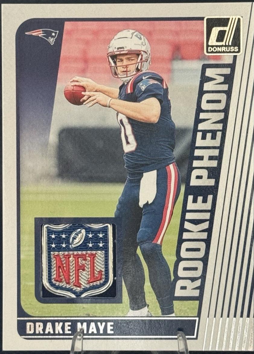 Drake Maye [NFL Shield Laundry Tag] #RPJ-DMA