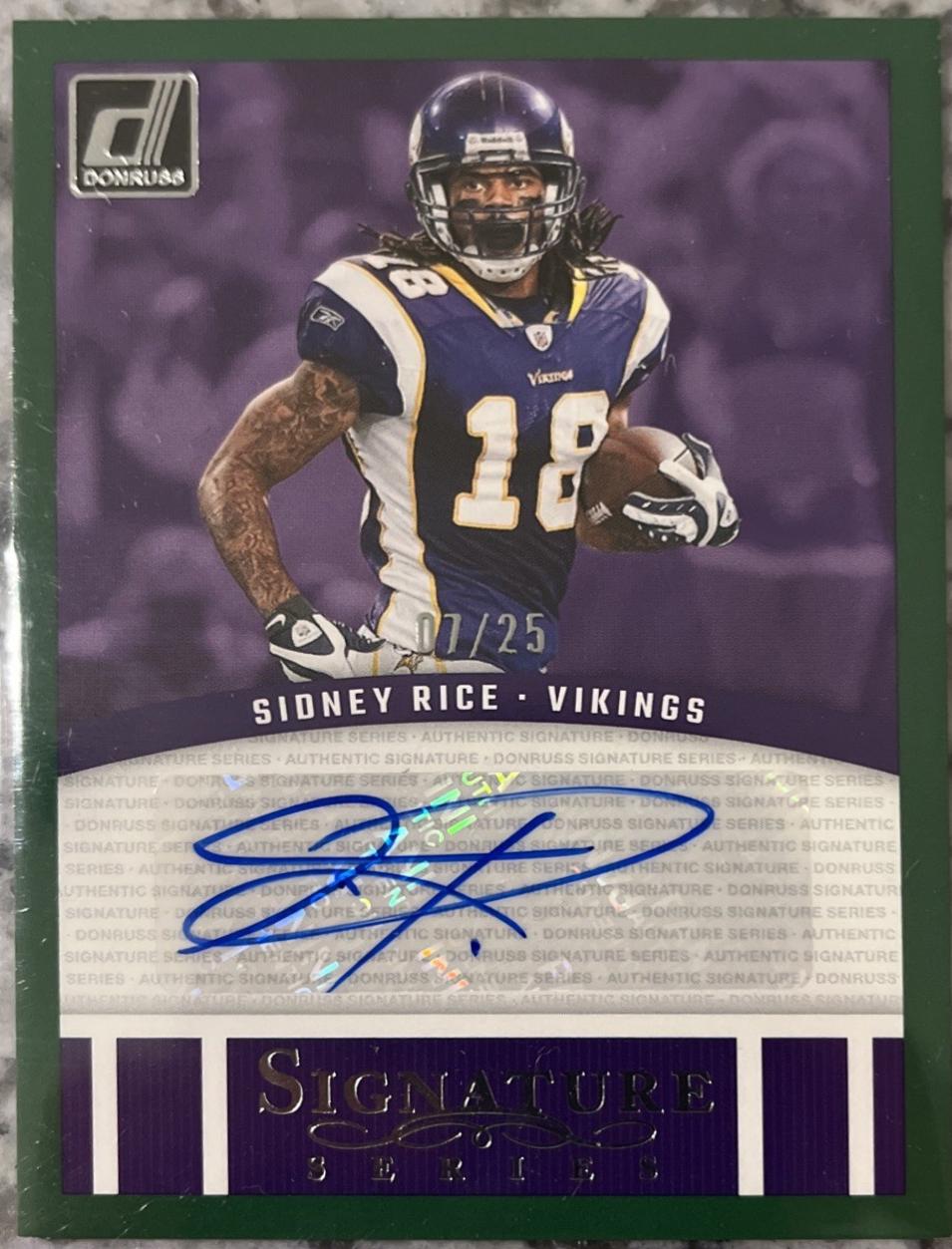 Sidney Rice [Green] #SSE-SRI