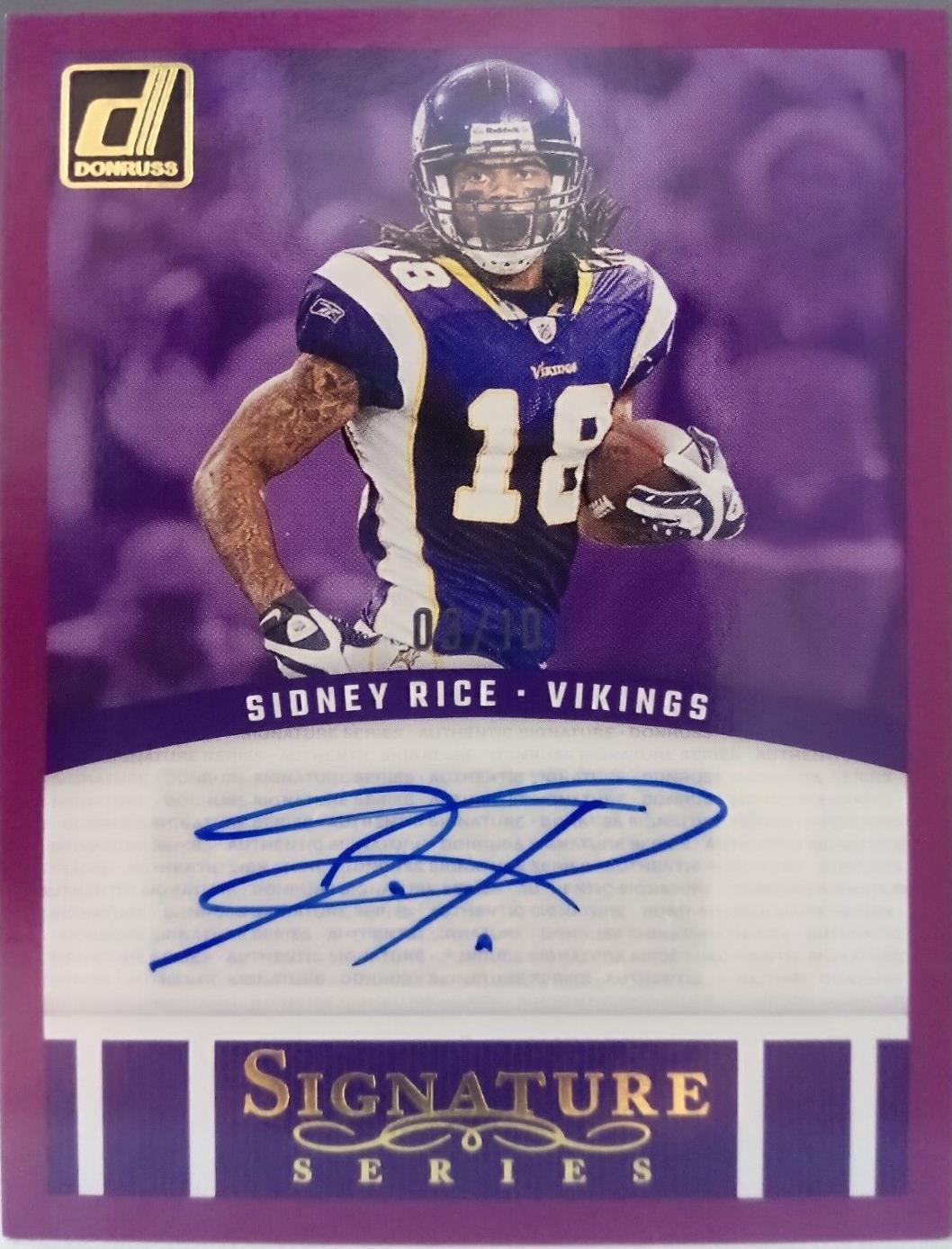 Sidney Rice [Purple] #SSE-SRI