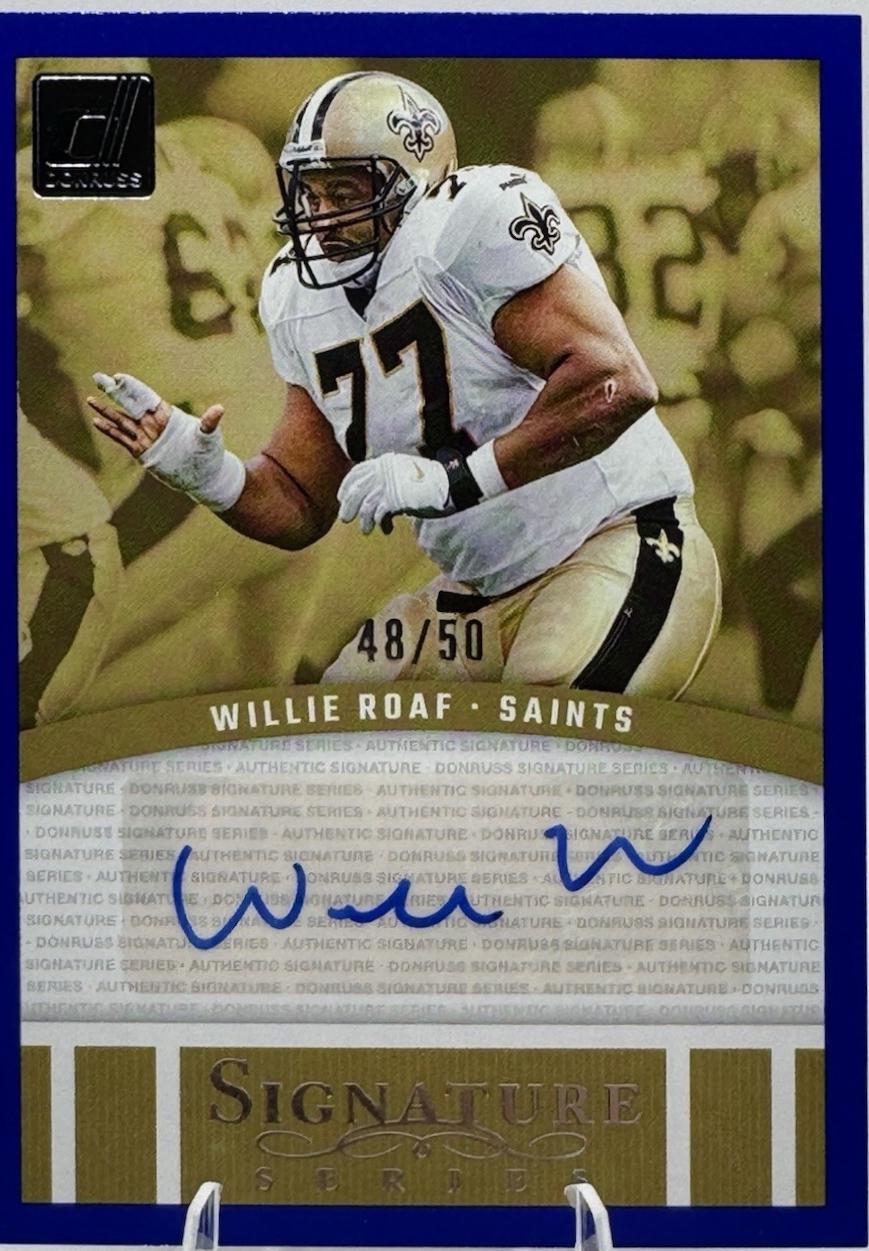 Willie Roaf [Blue] #SSE-WRO