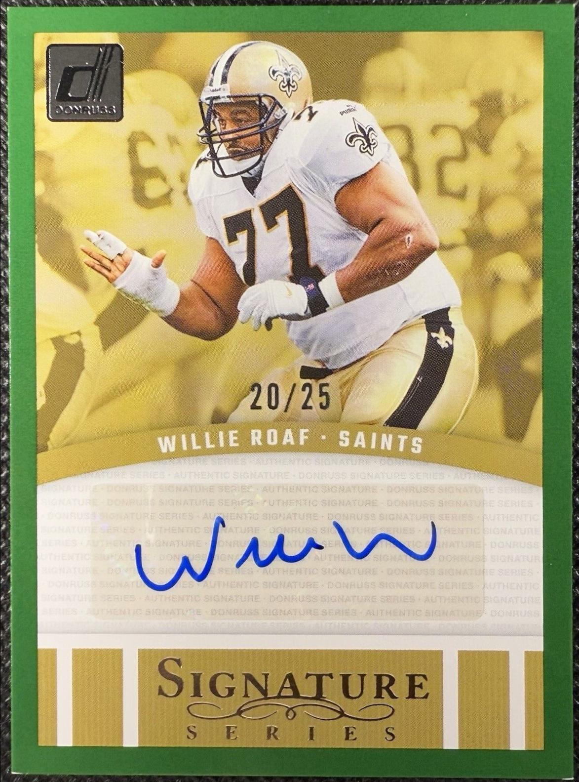 Willie Roaf [Green] #SSE-WRO