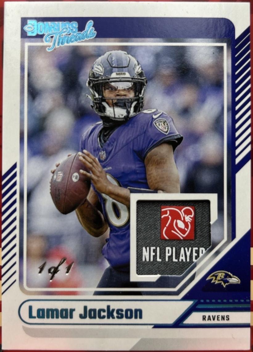 Lamar Jackson [NFL Player's Laundry Tag] #DTH-LJA