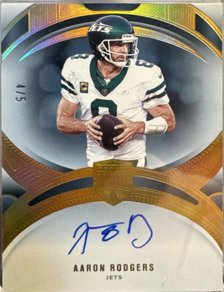 Aaron Rodgers [Gold Autograph] #1