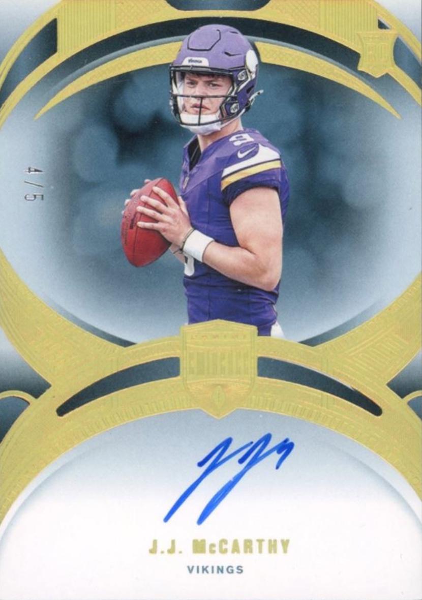 J.J. McCarthy [Gold Autograph] #5