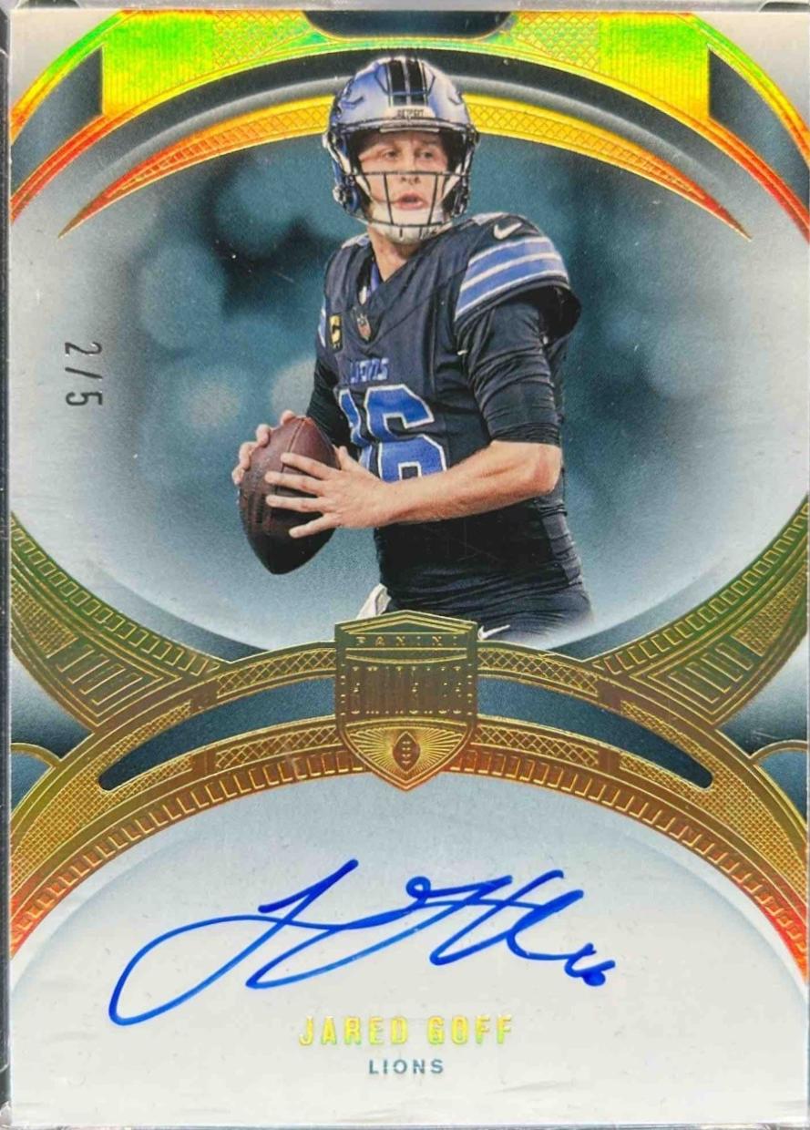 Jared Goff [Gold Autograph] #7