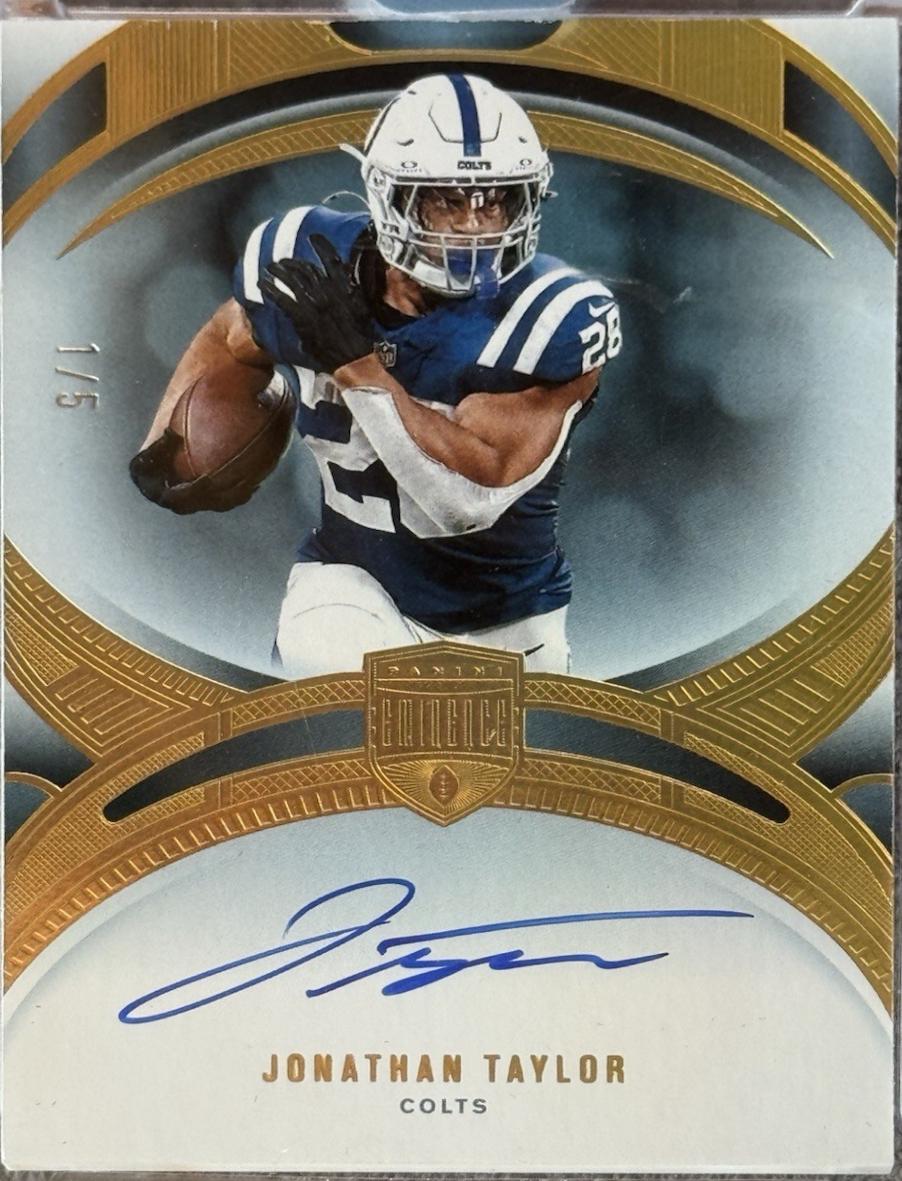 Jonathan Taylor [Gold Autograph] #18