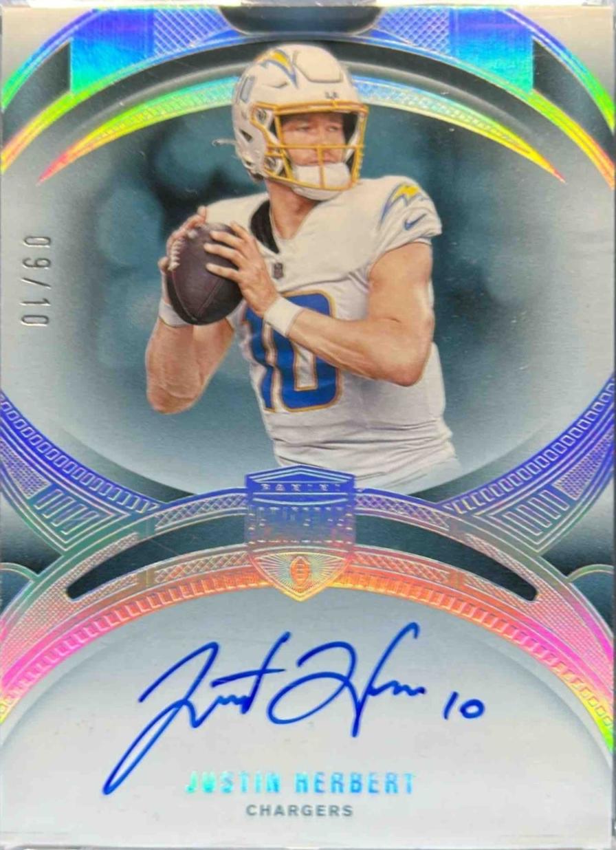 Justin Herbert [Autograph] #4