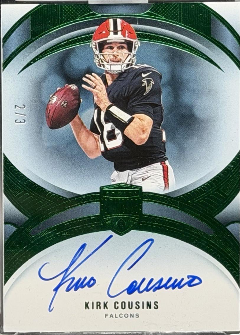 Kirk Cousins [Green Autograph] #11