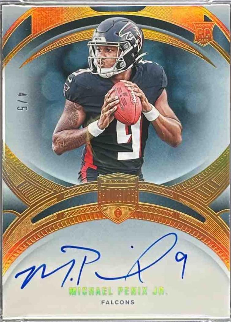 Michael Penix Jr. [Gold Autograph] #12