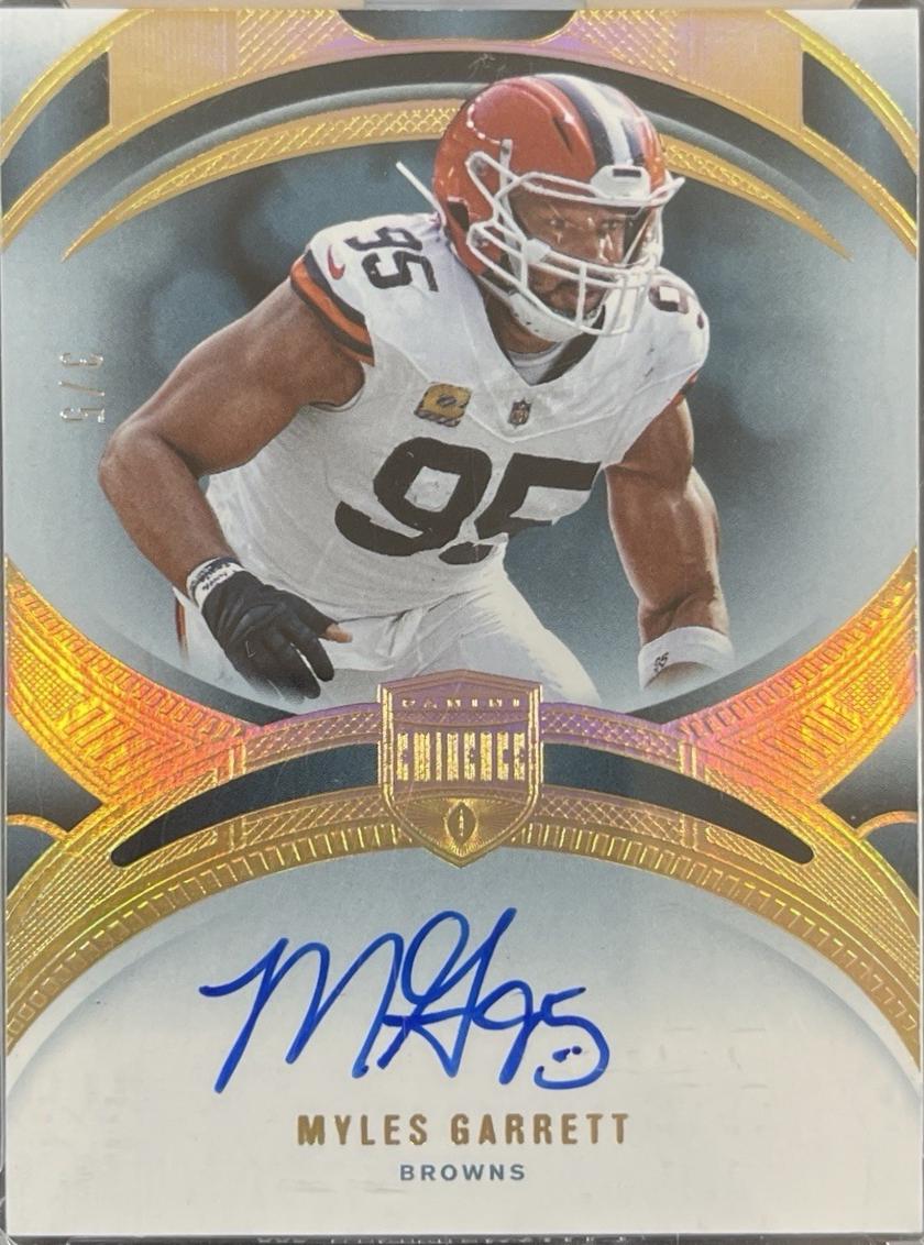 Myles Garrett [Gold Autograph] #8