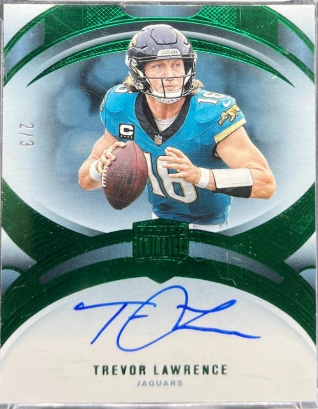 Trevor Lawrence [Green Autograph] #3