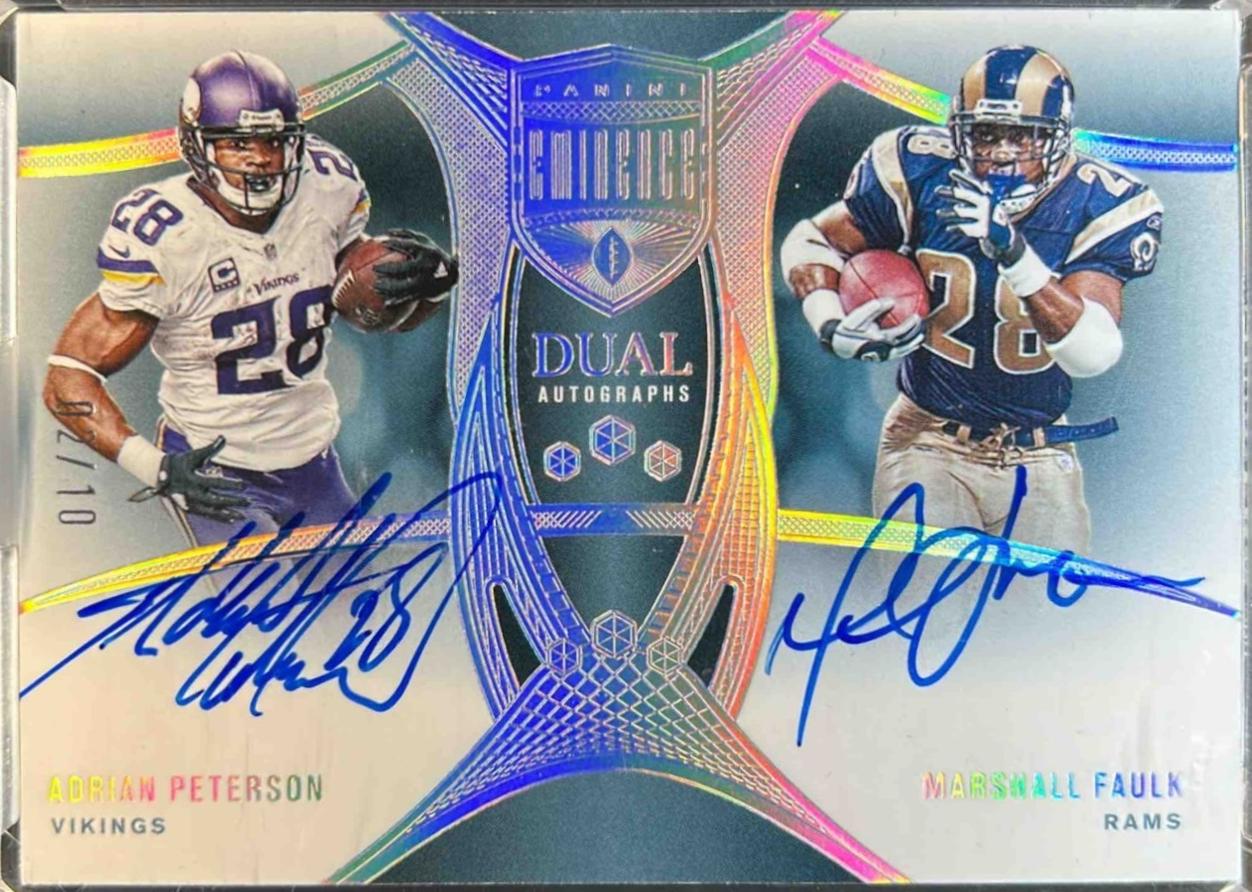 Marshall Faulk / Adrian Peterson #10