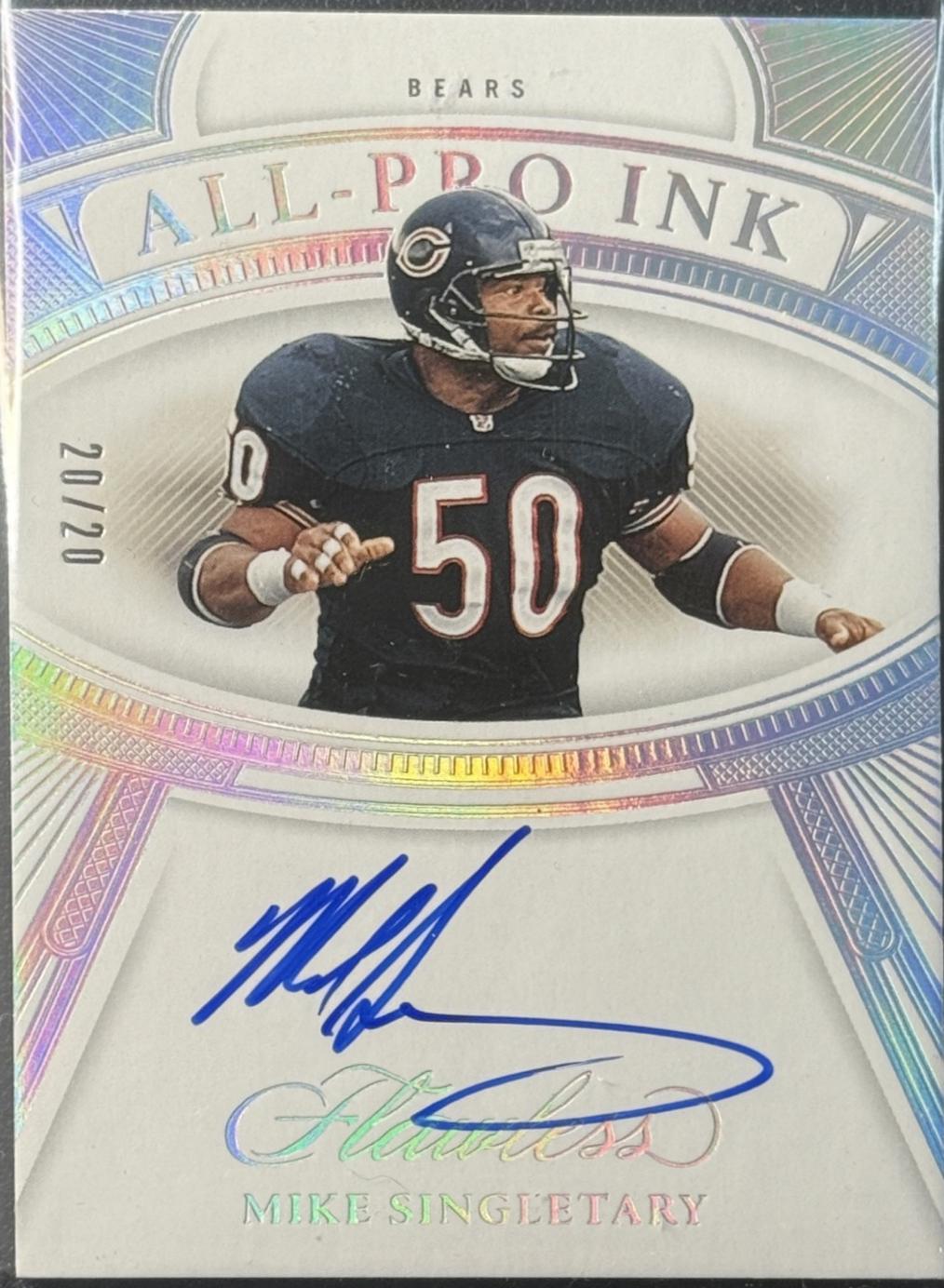 Mike Singletary [Silver] #14
