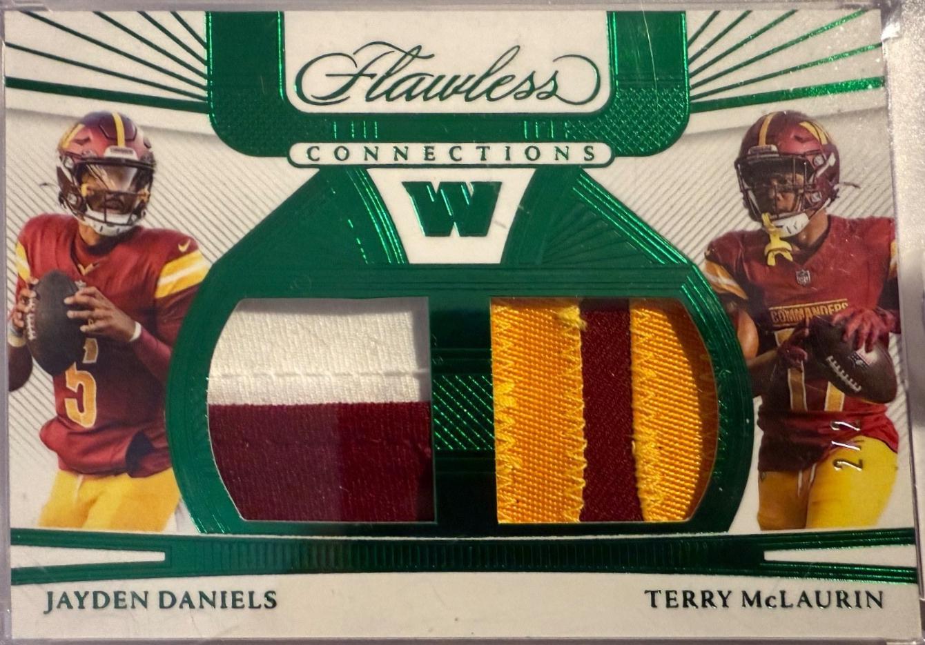 Jayden Daniels/Terry McLaurin [Emerald] #20