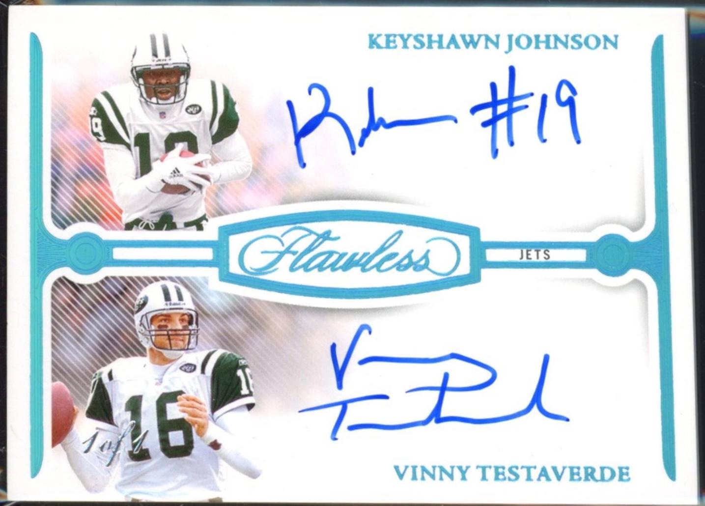 Keyshawn Johnson/Vinny Testaverde [Platinum] #5