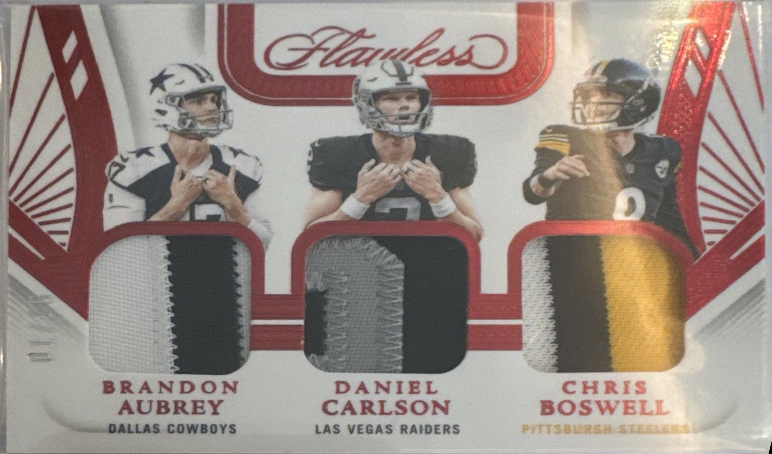Brandon Aubrey/Chris Boswell/Daniel Carlson [Silver] #17