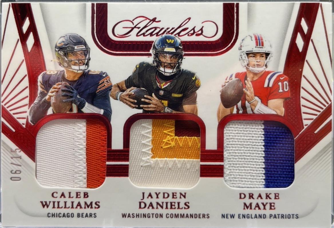 Caleb Williams/Drake Maye/Jayden Daniels [Ruby] #1
