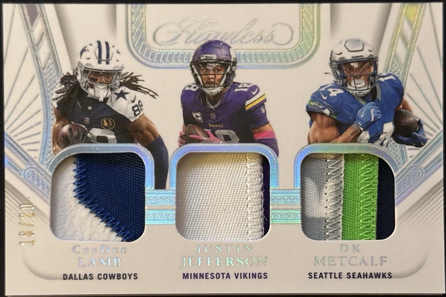 CeeDee Lamb/DK Metcalf/Justin Jefferson [Silver] #8
