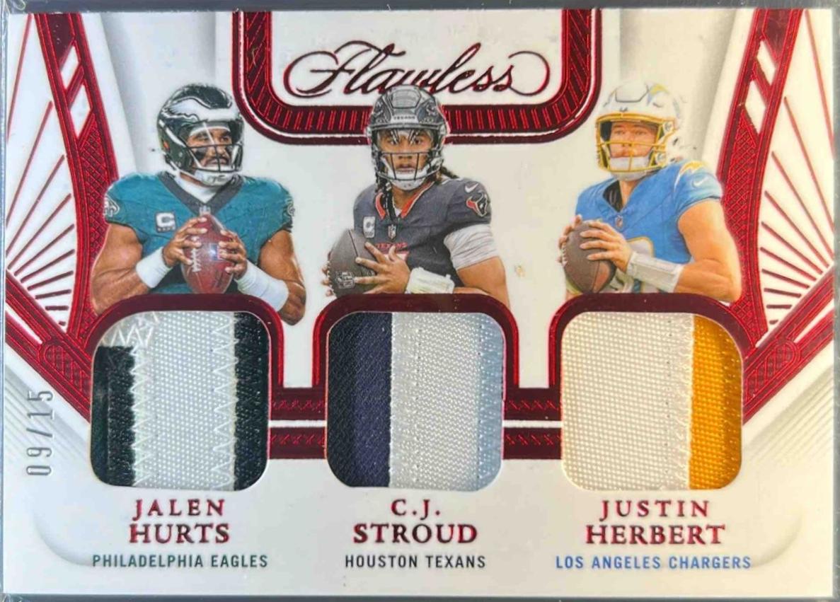 Jalen Hurts/C.J. Stroud /Justin Herbert [Ruby] #5