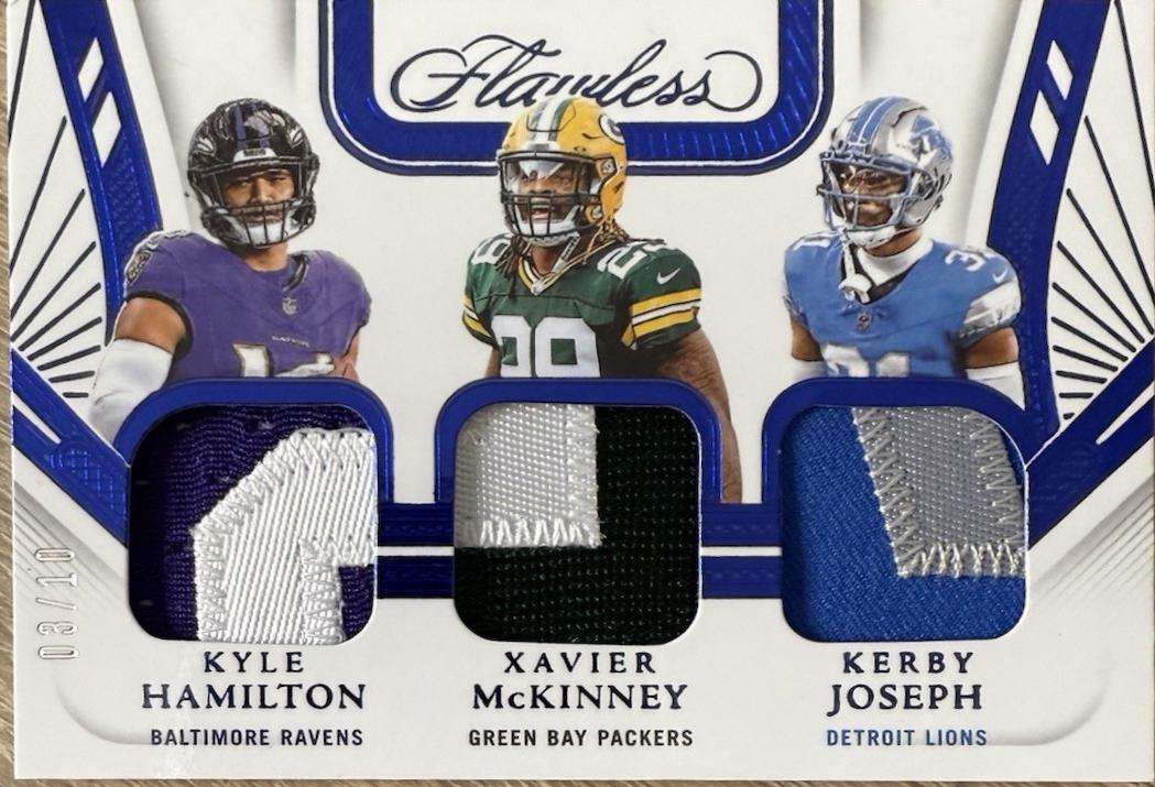 Kyle Hamilton/Kerby Joseph/Xavier McKinney [Sapphire] #18