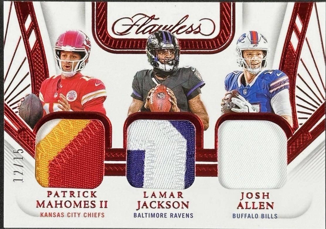 Patrick Mahomes II/Josh Allen/Lamar Jackson [Ruby] #3