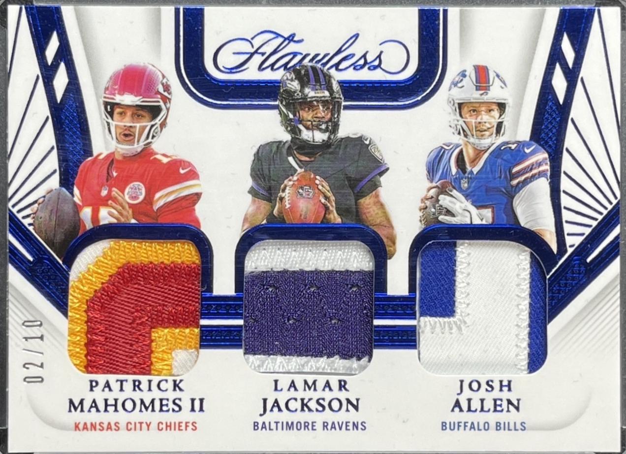 Patrick Mahomes II/Josh Allen/Lamar Jackson [Sapphire] #3