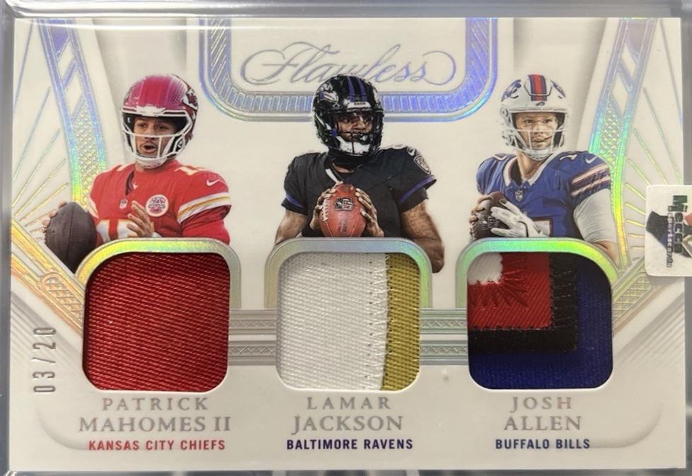 Patrick Mahomes II/Josh Allen/Lamar Jackson [Silver] #3