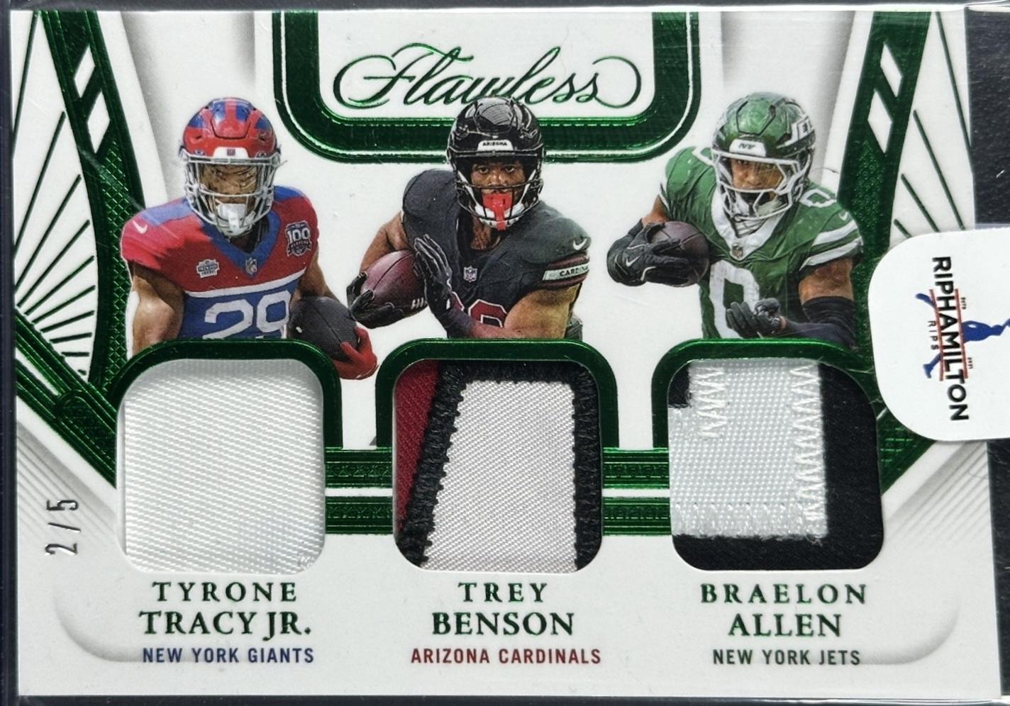 Tyrone Tracy Jr./Braelon Allen/Trey Benson [Emerald] #11