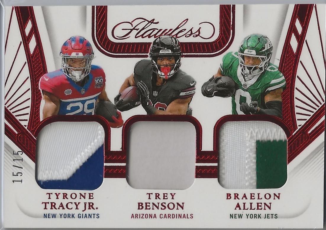 Tyrone Tracy Jr./Braelon Allen/Trey Benson [Ruby] #11