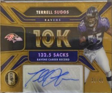 Terrell Suggs [White Gold] #10K-TS