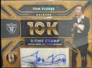 Tom Flores [White Gold] #10K-TF