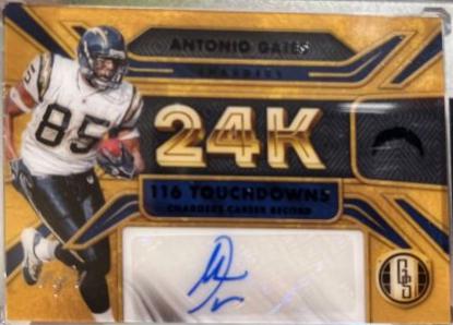 Antonio Gates [Black] #24K-AG