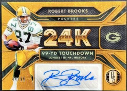 Robert Brooks [White Gold] #24K-RB