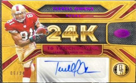 Terrell Owens [Rose Gold] #24K-TO