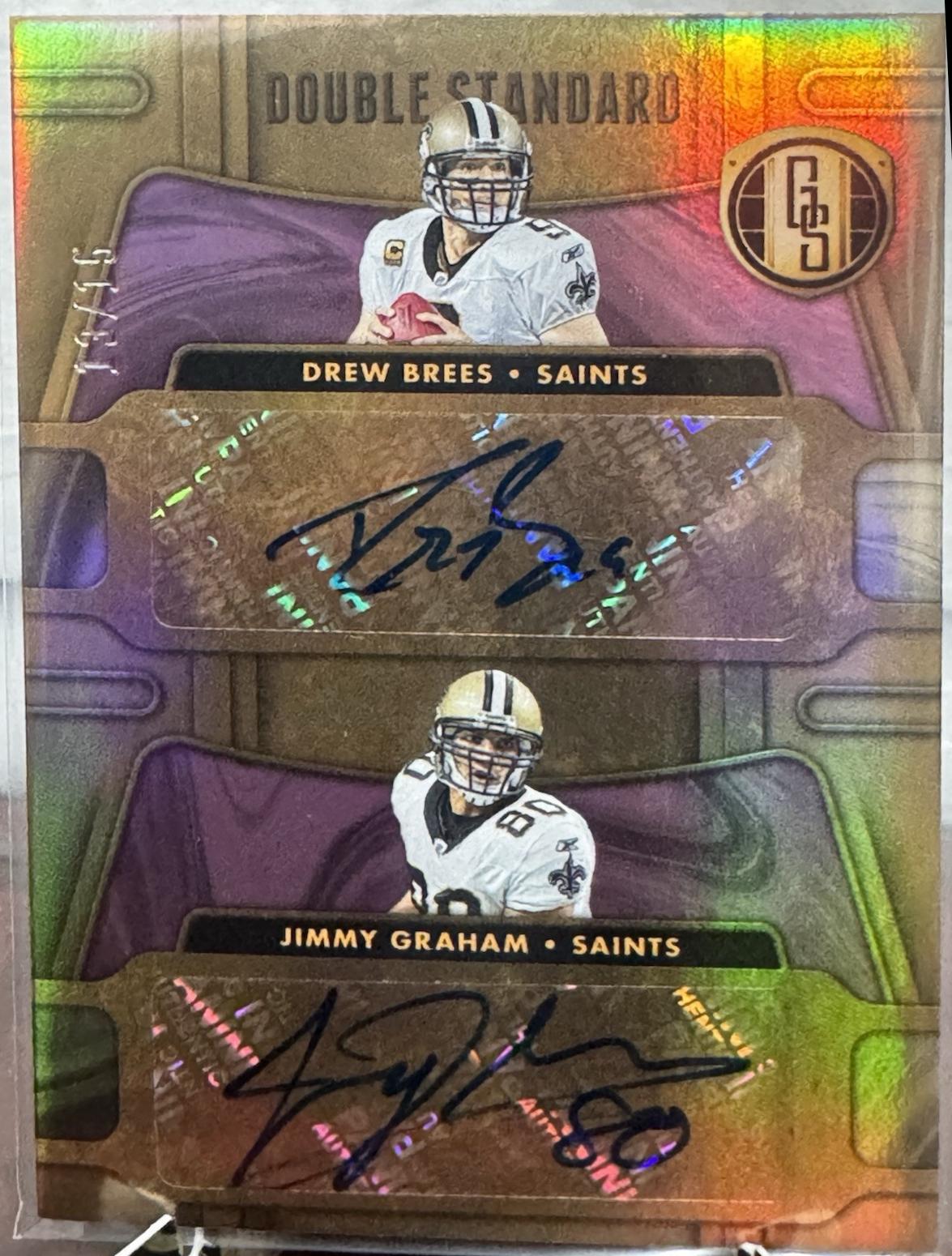 Drew Brees / Jimmy Graham [Sapphire] #DS-NO