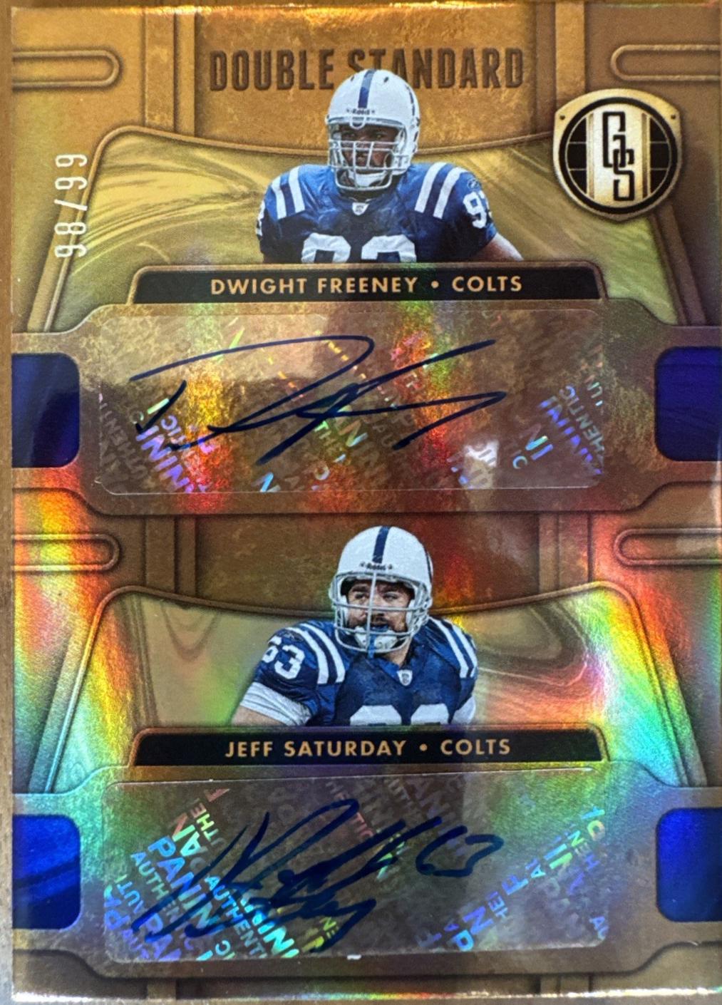 Dwight Freeney / Jeff Saturday #DS-INDY