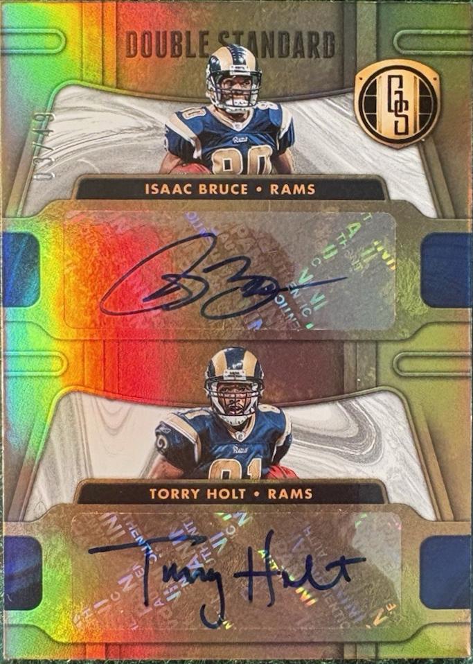 Torry Holt / Isaac Bruce [White Gold] #DS-RAMS