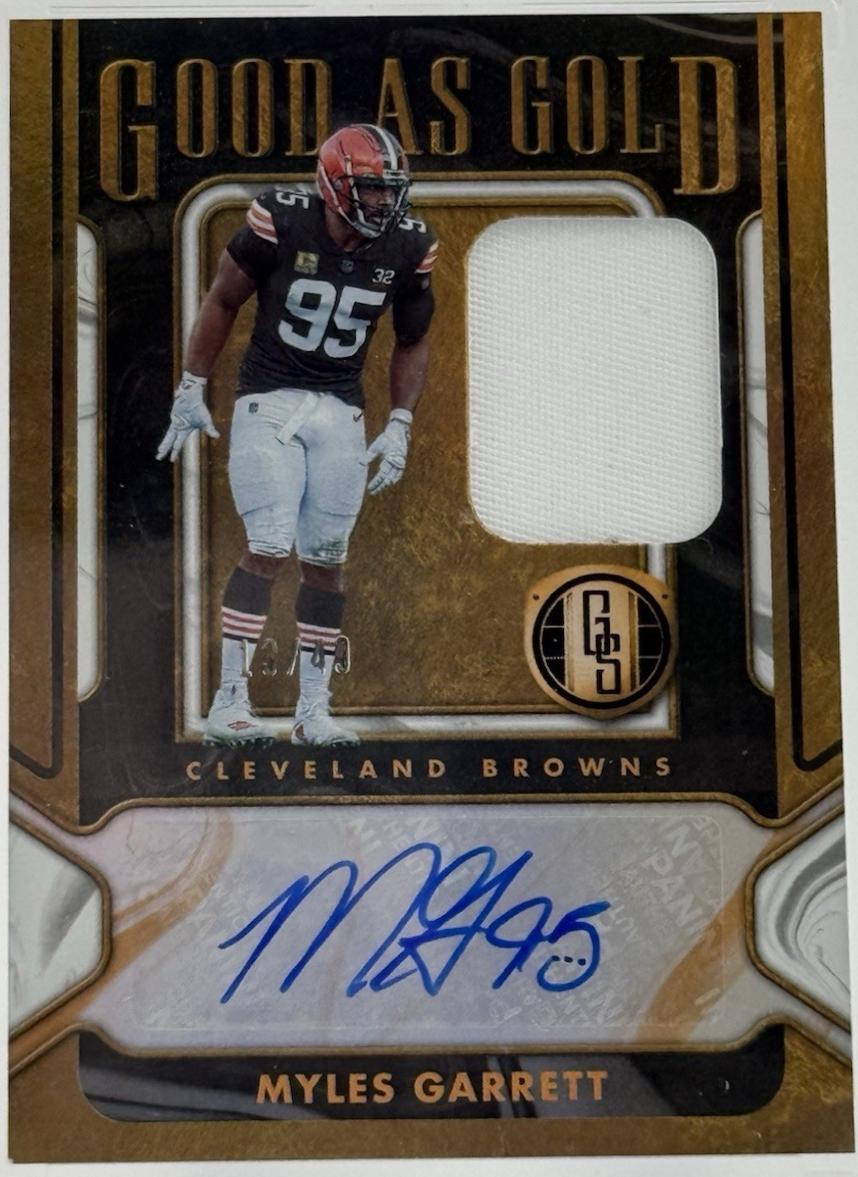Myles Garrett [White Gold] #GAG-MGT