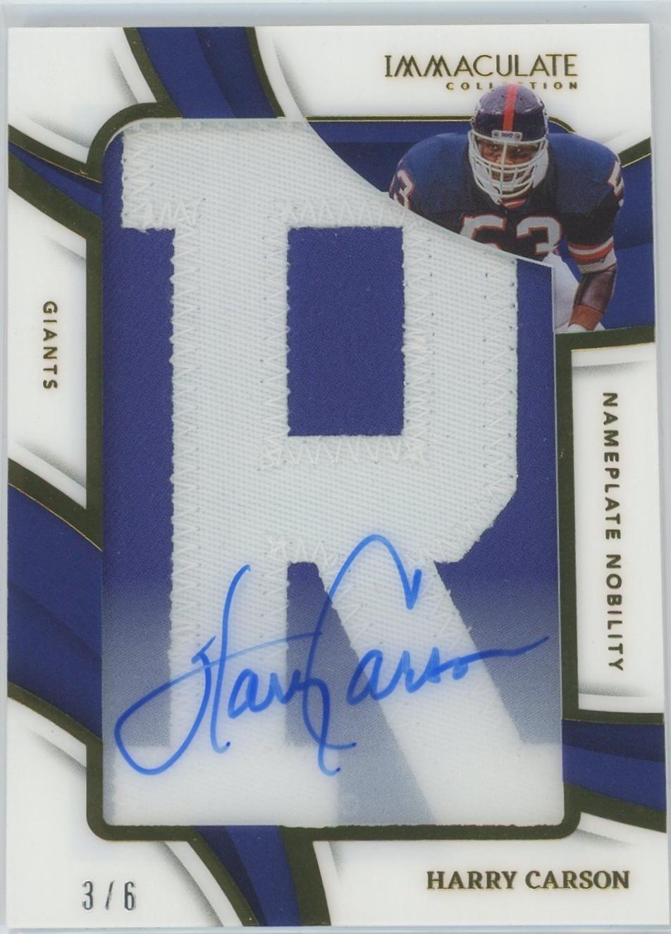 Harry Carson #9