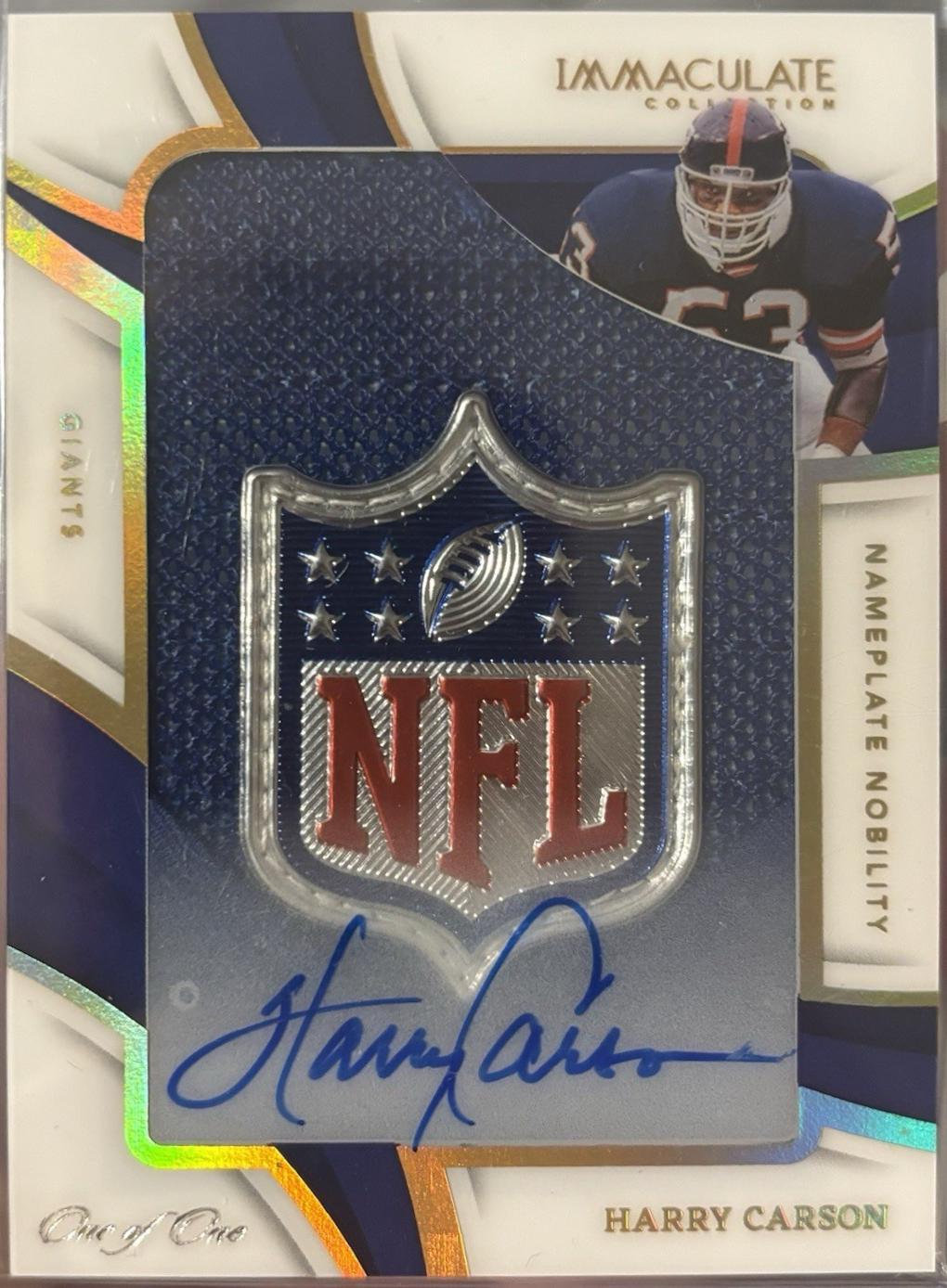 Harry Carson [NFL Shield] #9