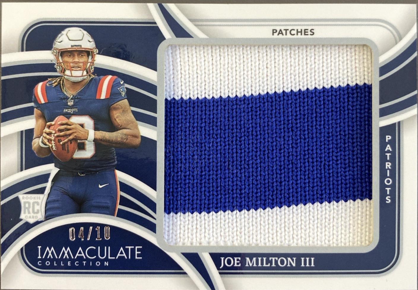 Joe Milton III #20