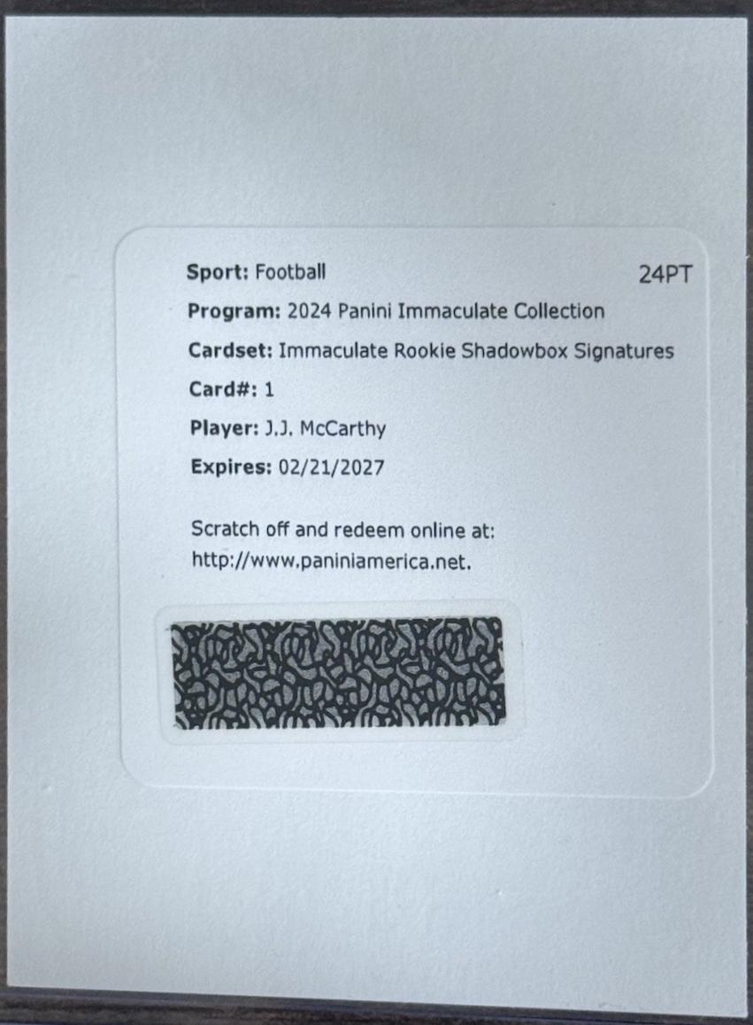 J.J. McCarthy #1