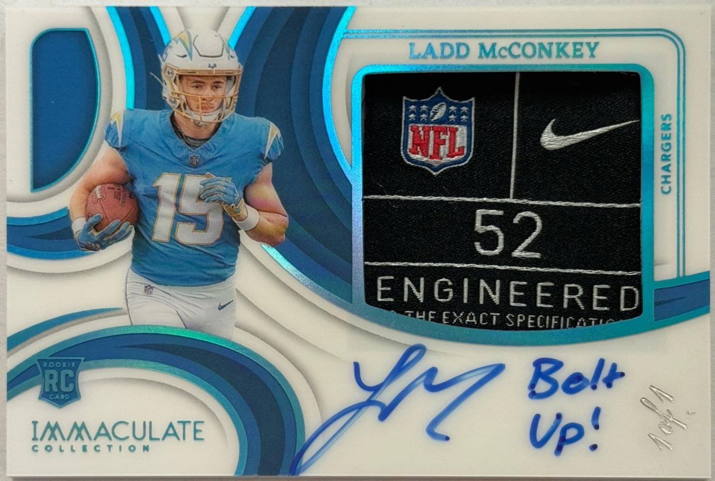 Ladd McConkey [Platinum Tag] #10