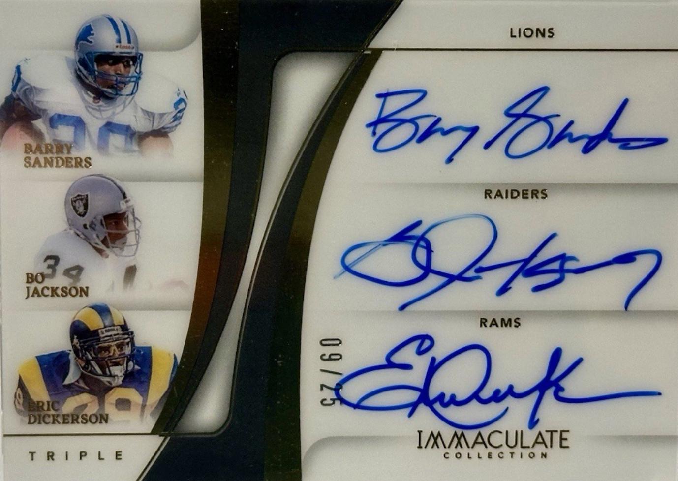 Bo Jackson / Eric Dickerson / Barry Sanders #2