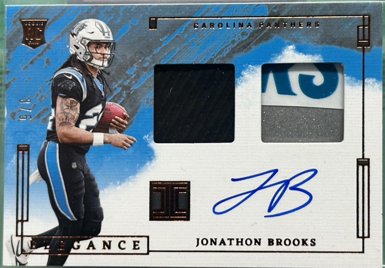 Jonathon Brooks [Helmet and Football] #RHP-JBS