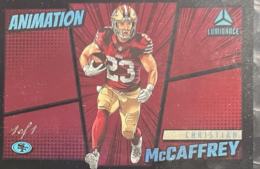Christian McCaffrey [Black] #ANI-CMY