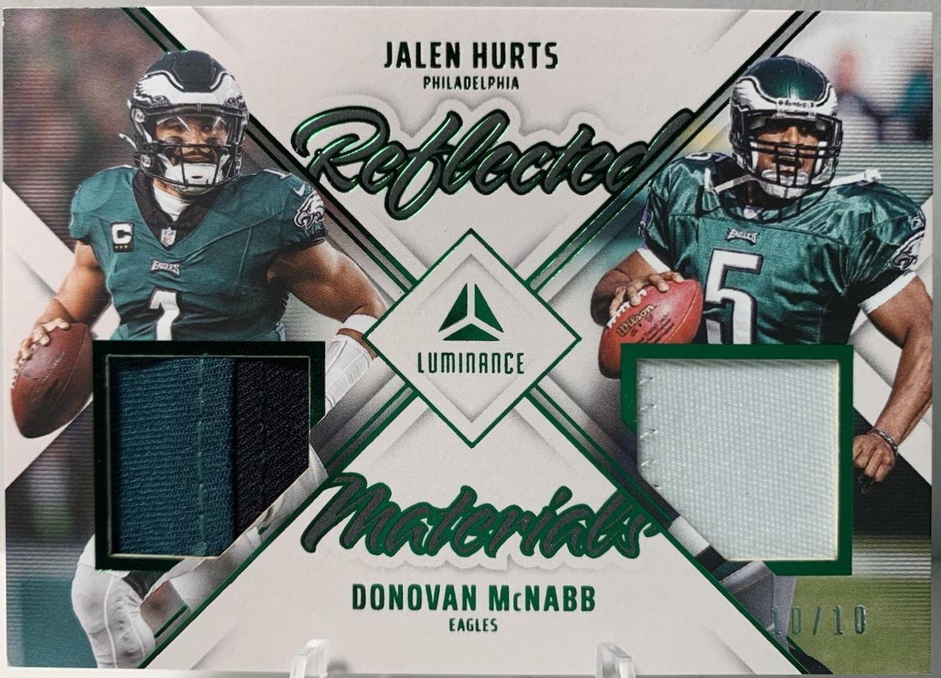 Jalen Hurts / Donovan McNabb [Prime Green] #RM-PHL